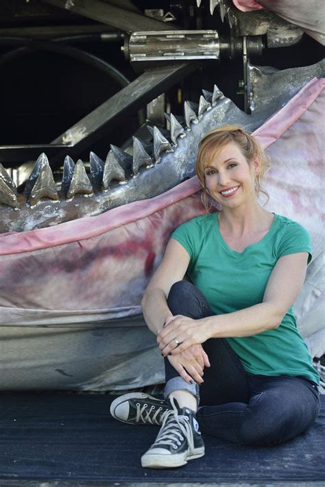 kari byronnude|In honor of Shark Week, here is Kari Byron in a Shark Week.